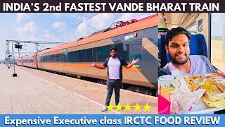 PREMIUM SAFFRON VANDE BHARAT EXPRESS EXECUTIVE CLASS Train JOURNEY with DELICIOUS IRCTC FOOD 