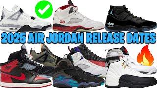 2025 AIR JORDAN RELEASE DATES ULTIMATE GUIDE  (BEST YEAR EVER?)