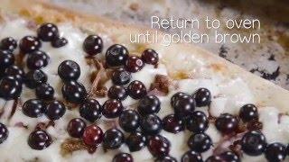 How to Make Blueberry Pizza - Savory Blueberry Pizza Recipe