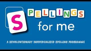 What is 'Spellings For Me' ?