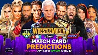 WWE WrestleMania 41 - Match Card Predictions [v2] | Bevelock