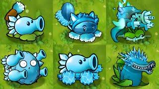 PVZ 1 Hybrid 3.2.1 Challenge - 5 All Ice Plants PvZ Epic Mod vs 1 Gargantuar Zomboni - Who Will Win?