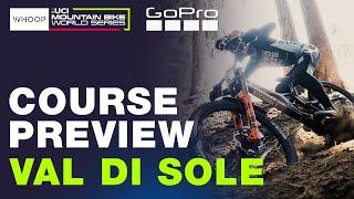 Jackson Goldstone's DHI COURSE PREVIEW | Val Di Sole  | UCI Downhill World Cup
