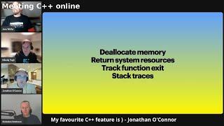 My favourite C++ feature is } - Jonathan O'Connor - Meeting C++ lightning talks