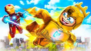 Becoming STRONGEST IRON MAN In Roblox