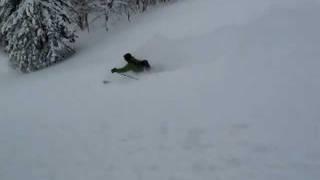 Ski touring on Mount Yotei, Hokkaido Japan