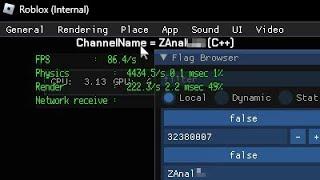 "LEGITIMATELY" HACKING IN ROBLOX USING FAST FLAGS 2024