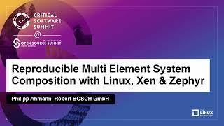 Reproducible Multi Element System Composition with Linux, Xen & Zephyr - Philipp Ahmann