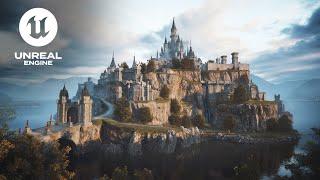 Stunning Re-Creation of Hyrule Castle (From Zelda) in Unreal Engine 5