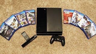 PLAYSTATION 4 UNBOXING VIDEO! Console, Camera, Games, and more! (PS PS4 Hands-On)