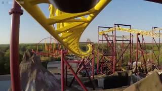 intimidator dominator volcano roller coaster manege alancienne