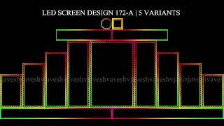 393. Led Screen Design 172 A | 5 Variants | By Musicom