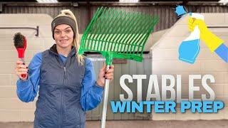 Autumn Stables Clean | Winter Yard Prep