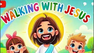 Walking with Jesus | Sing-Along Kids Song | Fun Christian Music for Children