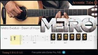 Metro Exodus - Dawn of Hope (Guitar Lesson)