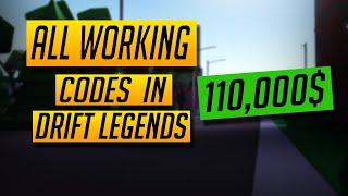 All working *Codes* in Drift Legends Roblox