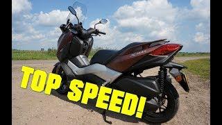 Yamaha XMAX 300 TOP SPEED IN 4K!