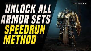 THE FASTEST (and easiest) WAY TO UNLOCK ALL ARMOUR SETS IN SPACE MARINE 2