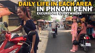 Daily life in each area in Phnom Penh Excursions everywhere