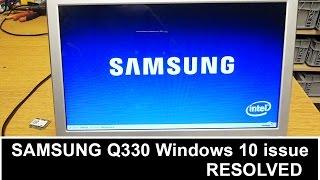 SAMSUNG Q330 RV511 RV411 W10 Laptop Problem issue W7 UPGRADE Freeze Repair solution Disassembly