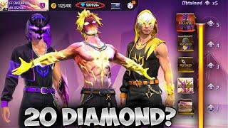 ONLY 20 DIAMOND?NEW LEGENDARY EVO BUNDLEPARADOX TOKEN TOWER EVENT NEW EMOTE,NEW BUNDLE FREE FIRE