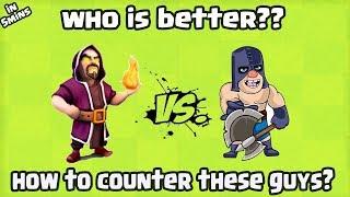 clash royale wizard vs executioner | which card is better | how to stop them?