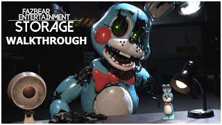 Fazbear Entertainment: Storage Full Walkthrough Night 1-6 + Extras