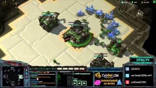 Раш планетаркой за ТЕРРАНА - StarCraft 2 c ZERGTV