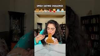 EMOJI Eating Challenge #foodchallenge #ytshorts #foodshorts