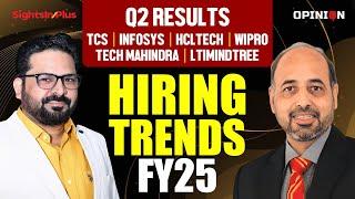 TCS | Infosys | HCLTech | Wipro | LTIMindtree | Tech Mahindra | Q2 Results, Hiring Trends FY25