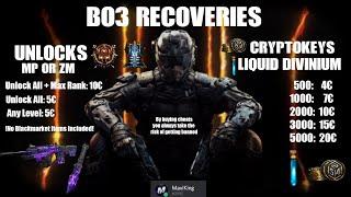 [PC] Black Ops 3 Mod Menu / Unlock All / Divinium / Cryptokeys