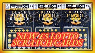 NEW BLACK PEARL DELUXE LOTTO SCRATCH CARDS