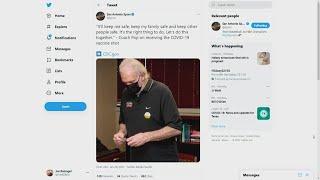 Spurs coach Gregg Popovich gets COVID-19 vaccination