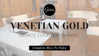 Giani® Venetian Gold Quartz Countertop Paint Kit With Epoxy Resin Topcoat