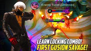 HOW TO SAVAGE WITH GUSION IN RANK | LEARN GUSION LOCKING COMBO | Gusion Gameplay | Mobile Legends