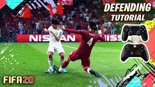 FIFA 20 DEFENDING TUTORIAL / How to defend effectively - BEST Way To TACKLE, JOCKEY & CONTAIN