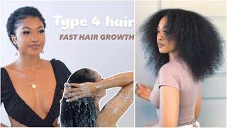 HOW I GROW MY TYPE 4 HAIR FAST & KEEP IT HEALTHY  *VERY DETAILED* | DisisReyRey