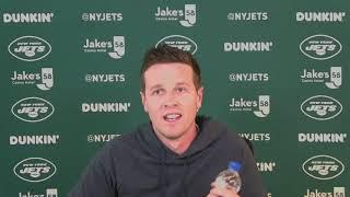 OC Mike LaFleur Media Availability (5/27) | The New York Jets | NFL