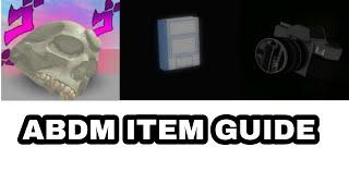 ABDM Item Guide