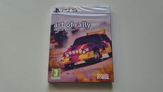 Art of Rally deluxe edition PS5 Unboxing