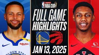 WARRIORS vs RAPTORS FULL GAME HIGHLIGHTS JANUARY 13, 2025 NBA FULL GAME HIGHLIGHTS TODAY 2K25