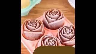 Silicone Molds for Ice Cube  Rose Flower Shape Reusable #youtube #reel #sshorts #reel #viral #new