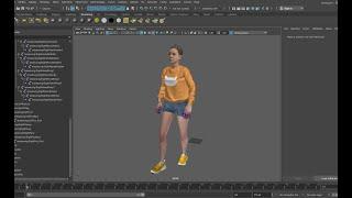 How to loop Walk or  Run cycle  in maya .