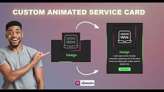 Custom ANIMATED Service Card Like a PRO | Elementor Tips & Tricks