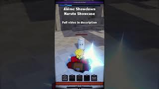 Anime Showdown Naruto Showcase #roblox #animeshowdown