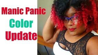 Manic Panic Color Update| FAQ About Coloring Natural Hair