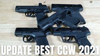 UPDATED 2021 BEST CCW MICRO COMPACT PISTOLS P365XL, SHIELD PLUS, MAX 9, HELLCAT, GX4 REVIEW