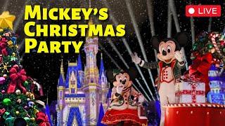 LIVE MULTI-CAMMickeys Very Merry Christmas Party & Parade| Disney World Livestream