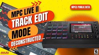 Akai MPC Live 2 Track Edit Overview for PRO Dawless Sound Design!