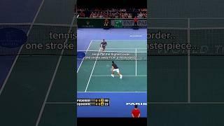 The purest tennis...almost a masterpiece